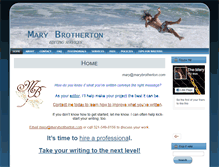 Tablet Screenshot of marybrotherton.com